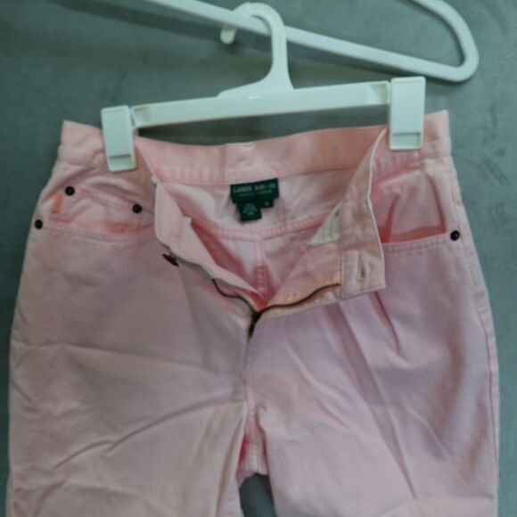 Ralph Lauren Capris Women Sz 10 Pink Easter Preppy Coquette Feminine Spring Cute - Picture 6 of 9